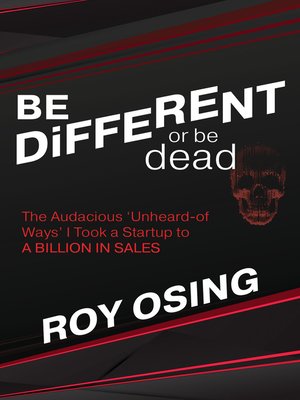 cover image of BE DiFFERENT or be dead